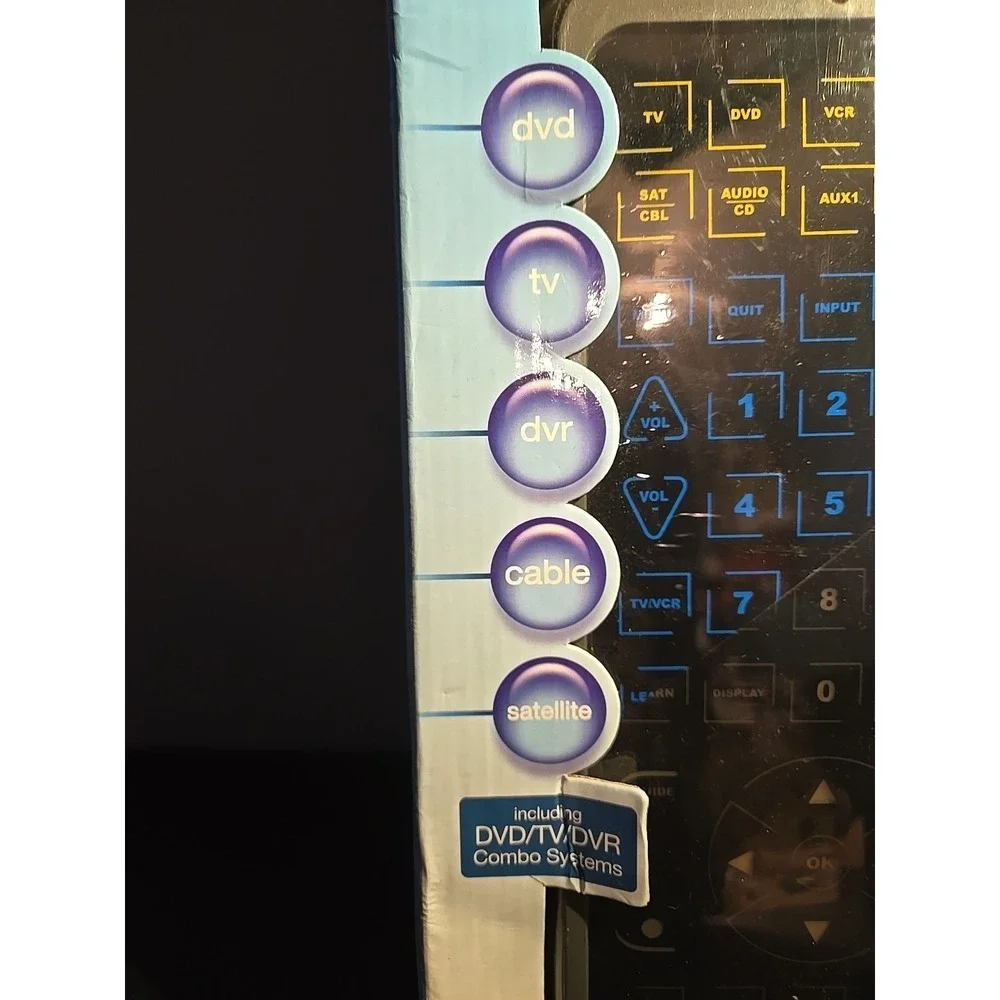 Jumbo Remote With Luminescent Touch Pad NEW‎ IN BOX Sharper Image Universal